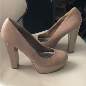Nude Platform Heels